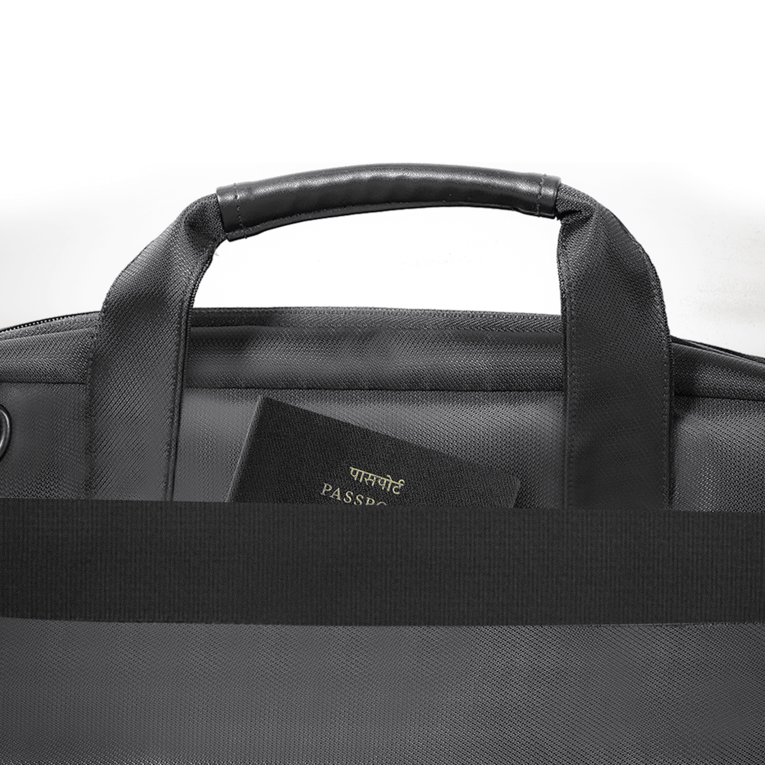 ZenPack Classic Laptop Messenger Bag X Briefcase for Laptops up to 15.6 inches with Advanced Organizer (Obsidian Black) - OKAMI