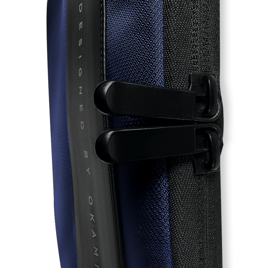 ZenPack Laptop Sleeve X Folio for MacBook & Laptops up to 14 Inches with Scratch-Proof Lining (Osaka Blue) - OKAMI