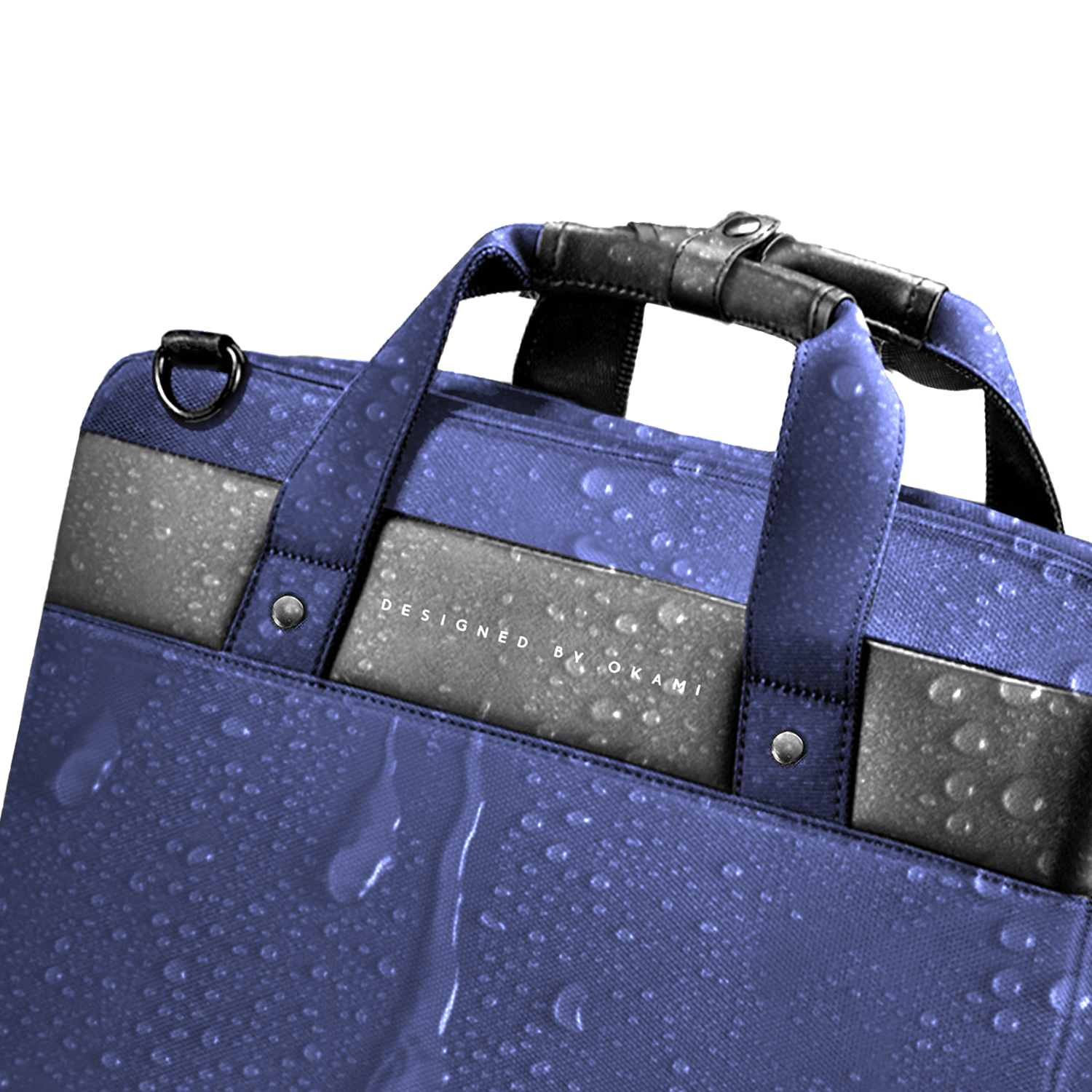 ZenPack Classic Laptop Messenger Bag X Briefcase for Laptops up to 15.6 inches with Advanced Organizer (Shibuya Blue) - OKAMI