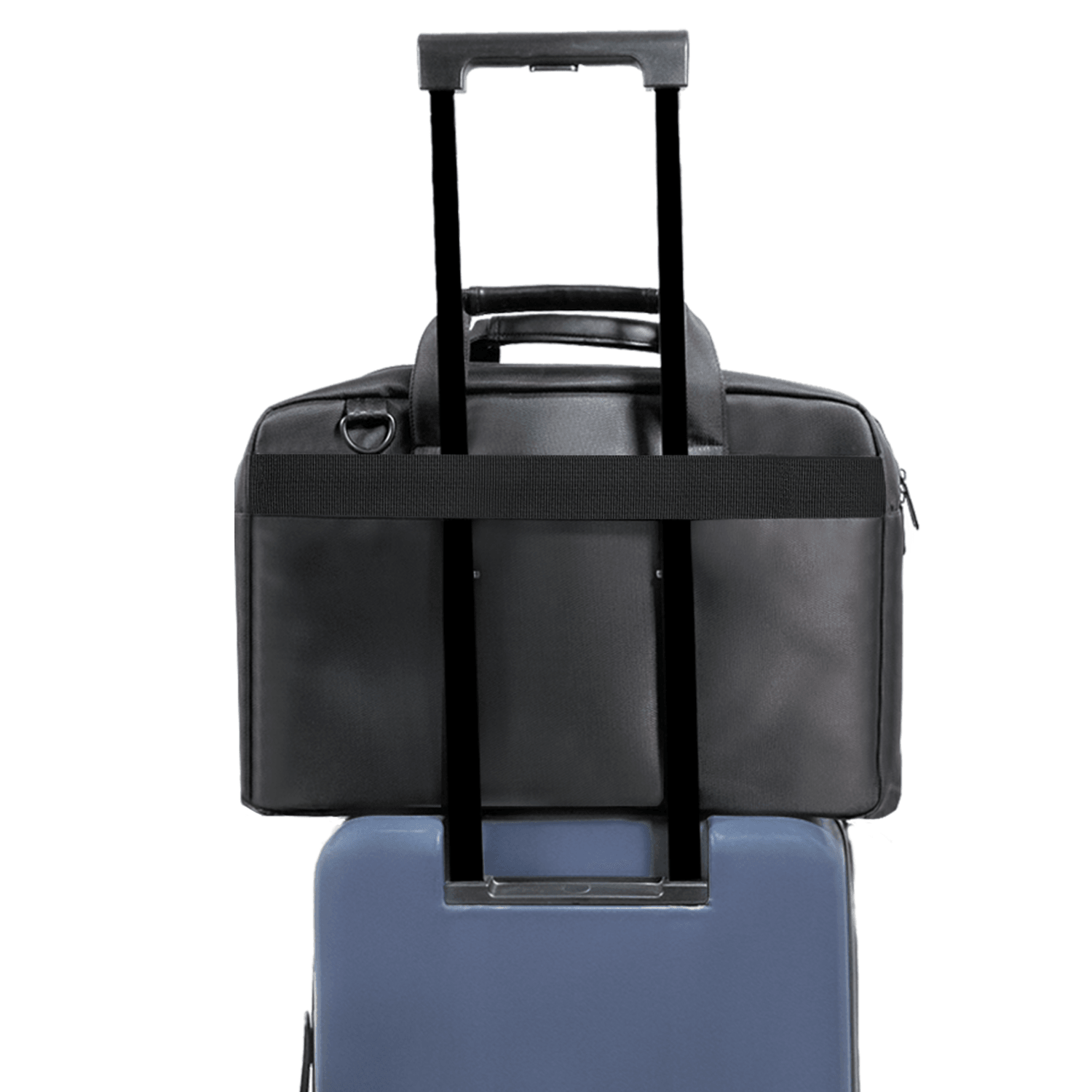 ZenPack Classic Laptop Messenger Bag X Briefcase for Laptops up to 15.6 inches with Advanced Organizer (Obsidian Black) - OKAMI