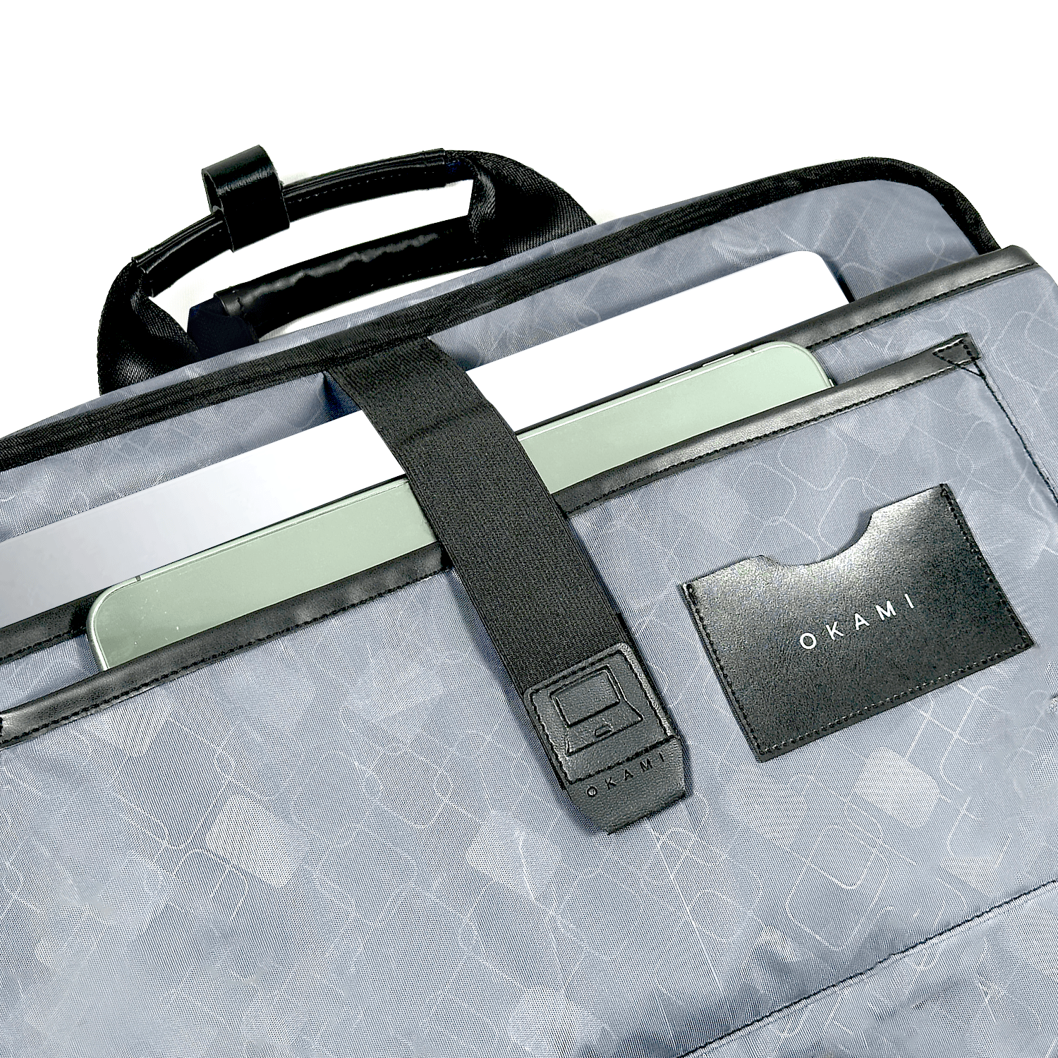 ZenPack Classic Laptop Messenger Bag X Briefcase for Laptops up to 15.6 inches with Advanced Organizer (Shibuya Blue) - OKAMI