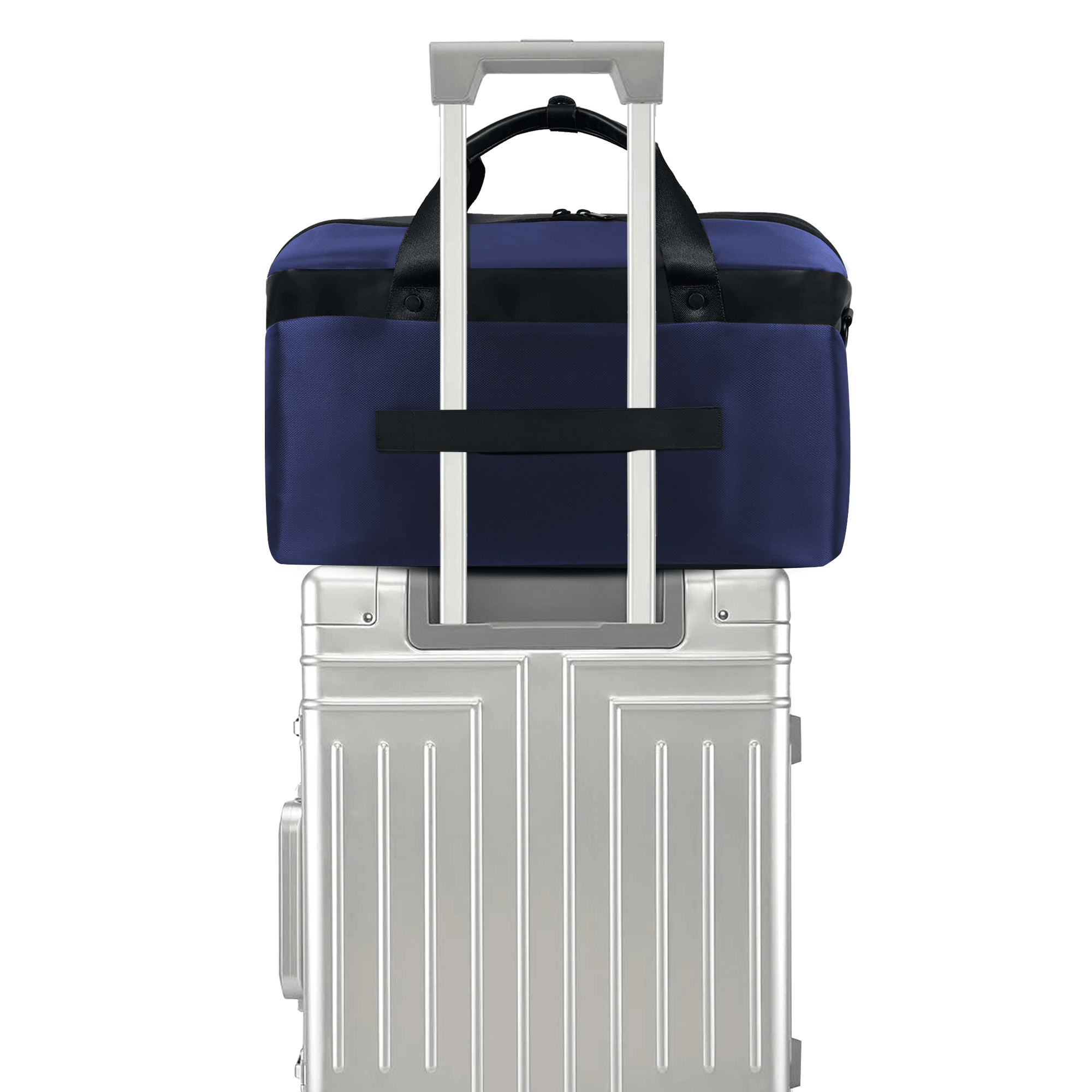 Omnipack Duffle Bag 35 Litres| Gym and Travel Bag with Detachable Strap | Weekender Travel Bag with Built-In Laptop and Tablet Compartment | Cabin Bag with Trolley Sleeve (Osaka Blue) - OKAMI