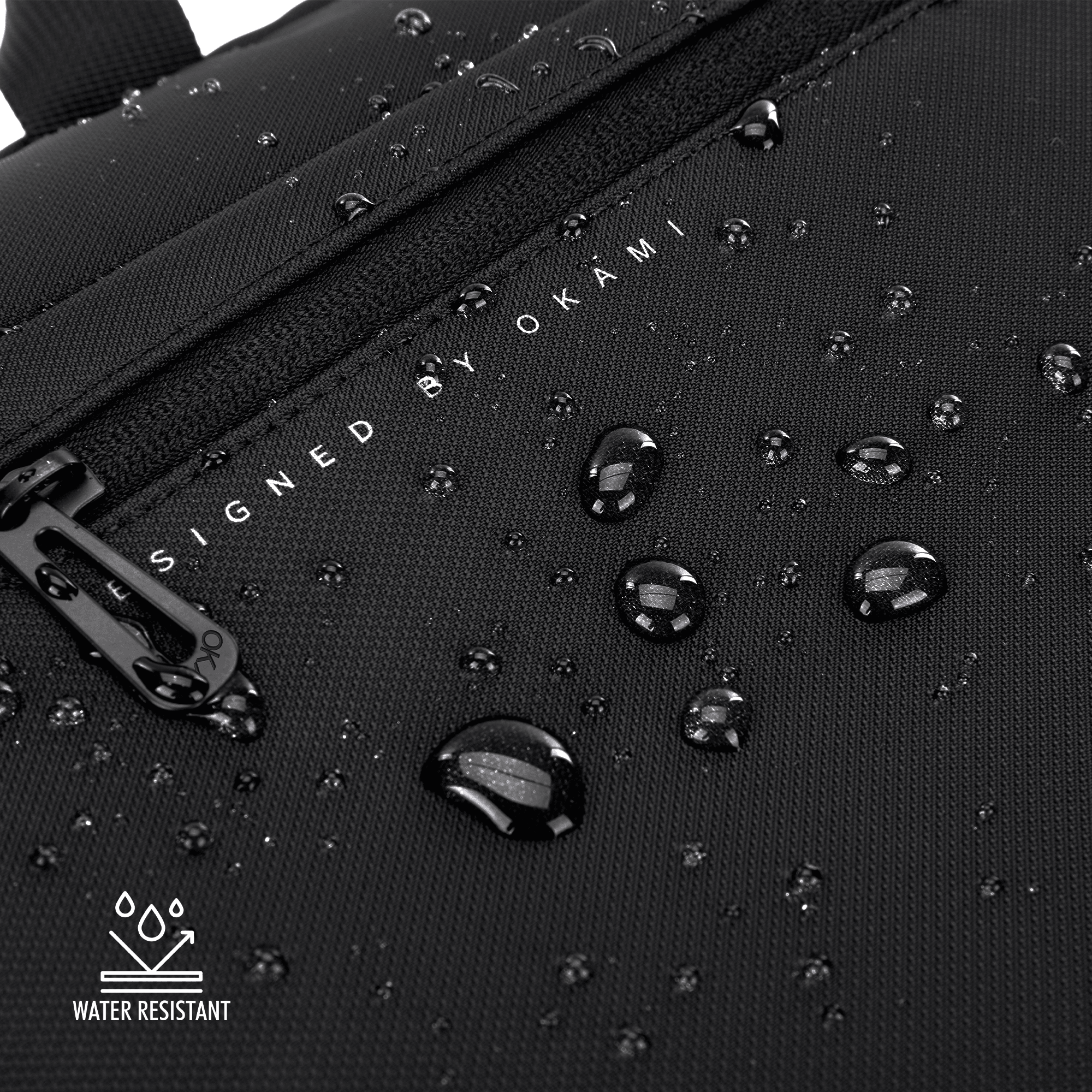 ZenPack UNO Minimal Black Messenger Bag X Briefcase for Laptops up to 15.6 inches (Black) - OKAMI