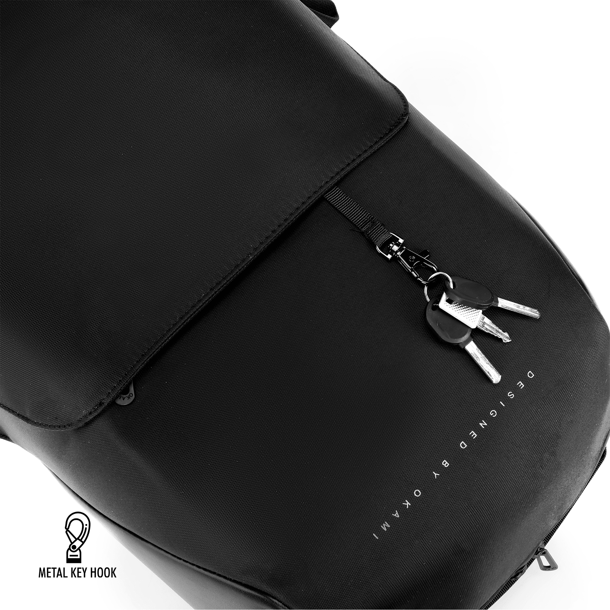 GoPack LUXE Anti-Theft Laptop Backpack with USB Fast-Charging for Laptops up to 15.6 inches - OKAMI