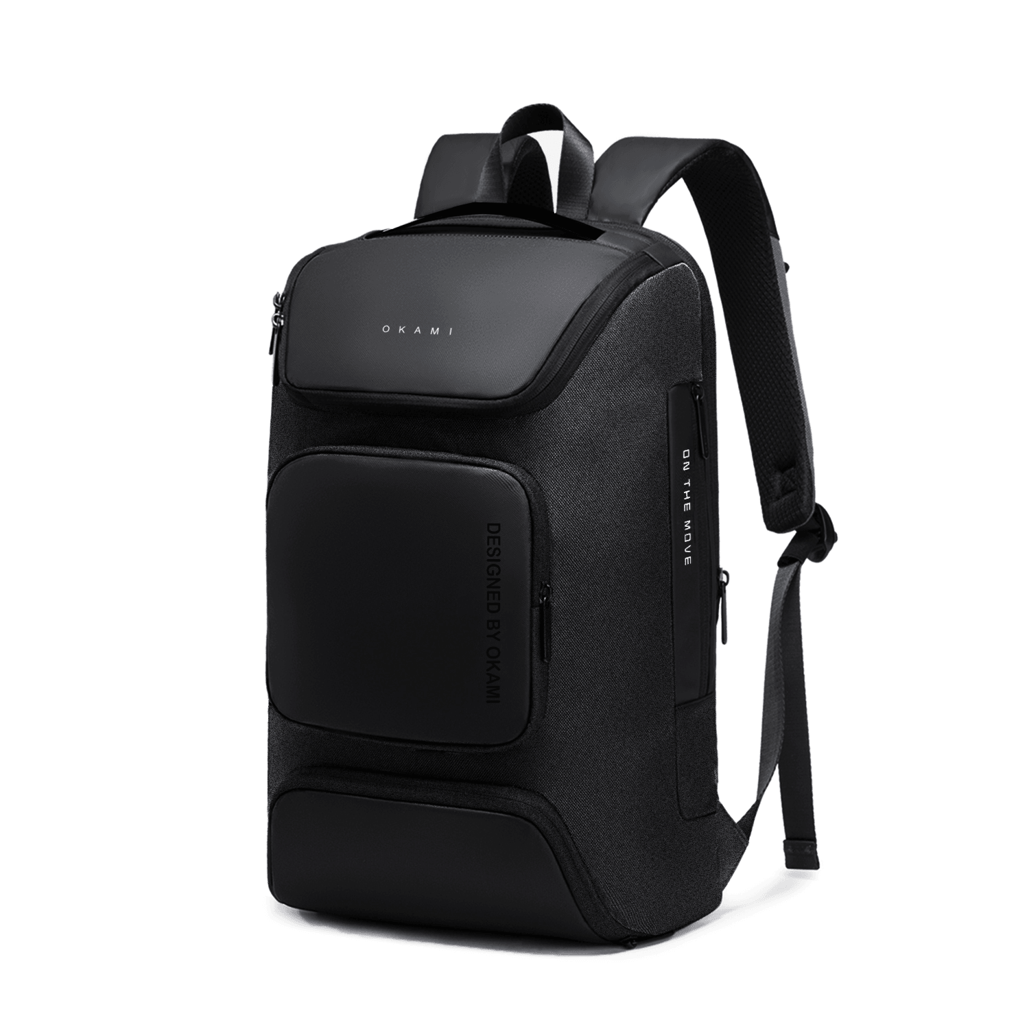 Nomad Classic Laptop Backpack for Laptops up to 15.6 inches with Smart Organizer (Black) - OKAMI