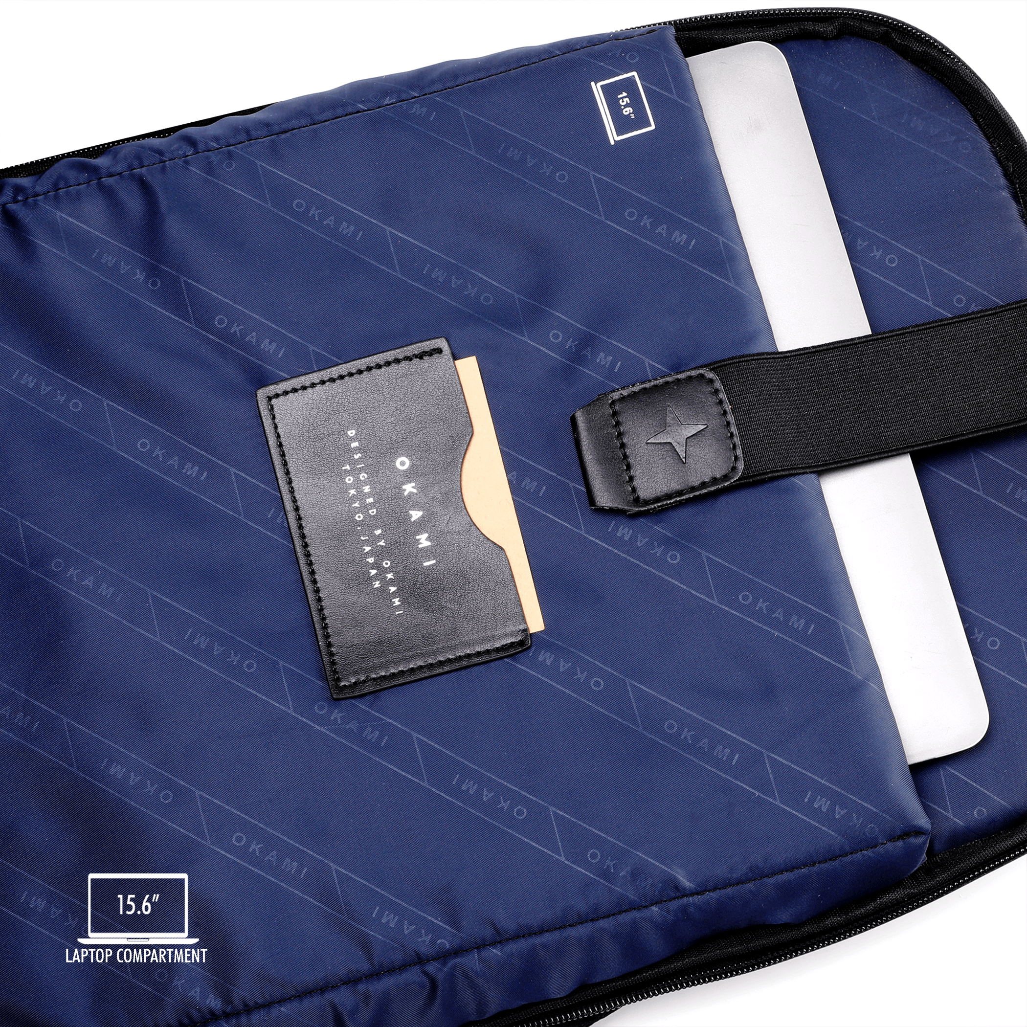 GoPack LUXE Anti-Theft Laptop Backpack with USB Fast-Charging for Laptops up to 15.6 inches - OKAMI