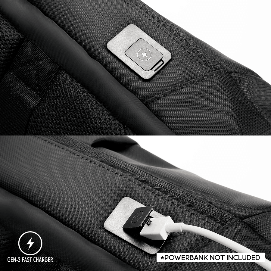 GoPack 'City' USB Laptop Backpack with USB Fast-Charging - OKAMI