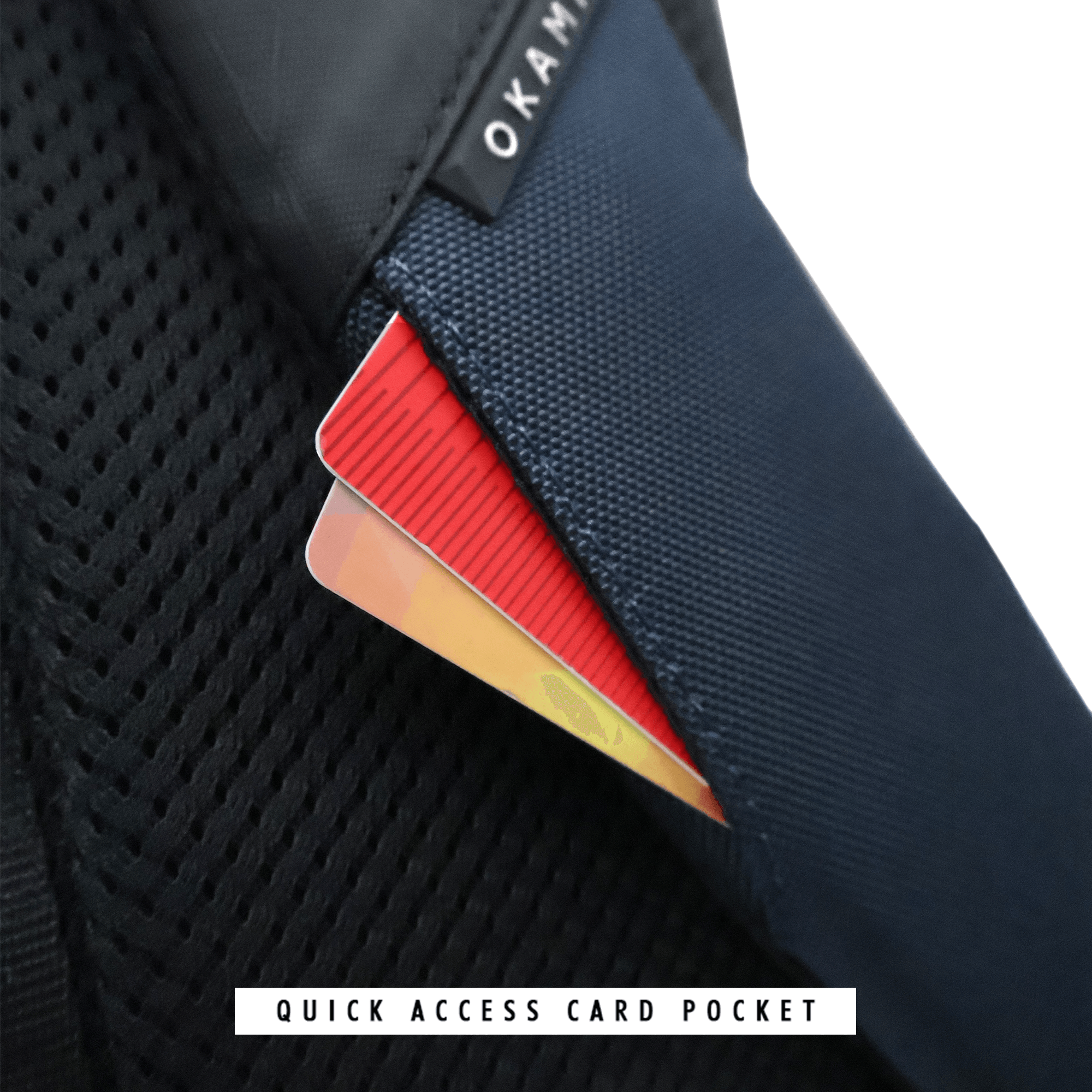 Nomad Laptop Backpack for Laptops up to 15.6" with Integrated Dual USB PD 3.0 Type-C Fast-Charging Upto 35 Watts (Osaka Blue) - OKAMI