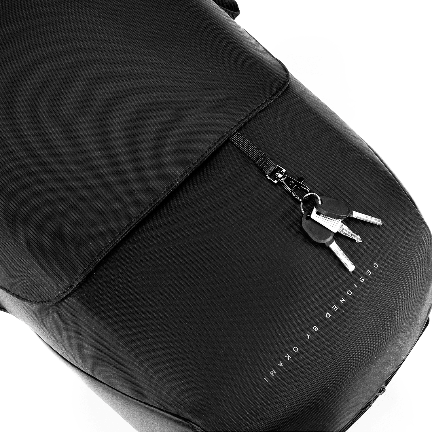 GoPack Classic Anti-Theft Laptop Backpack for Laptops up to 15.6 inches with Tech Organizer (Black) - OKAMI