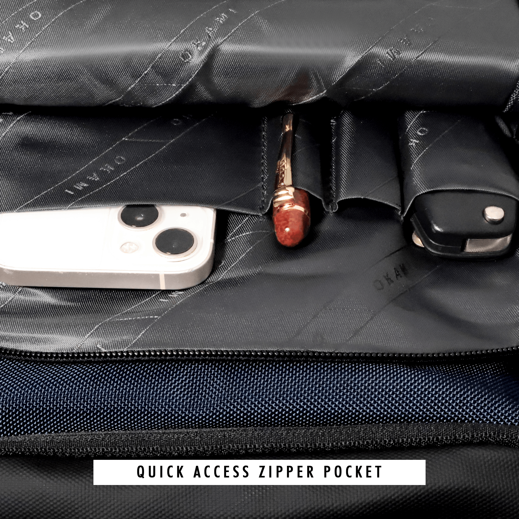 Nomad Laptop Backpack for Laptops up to 15.6" with Integrated Dual USB PD 3.0 Type-C Fast-Charging Upto 35 Watts (Osaka Blue) - OKAMI