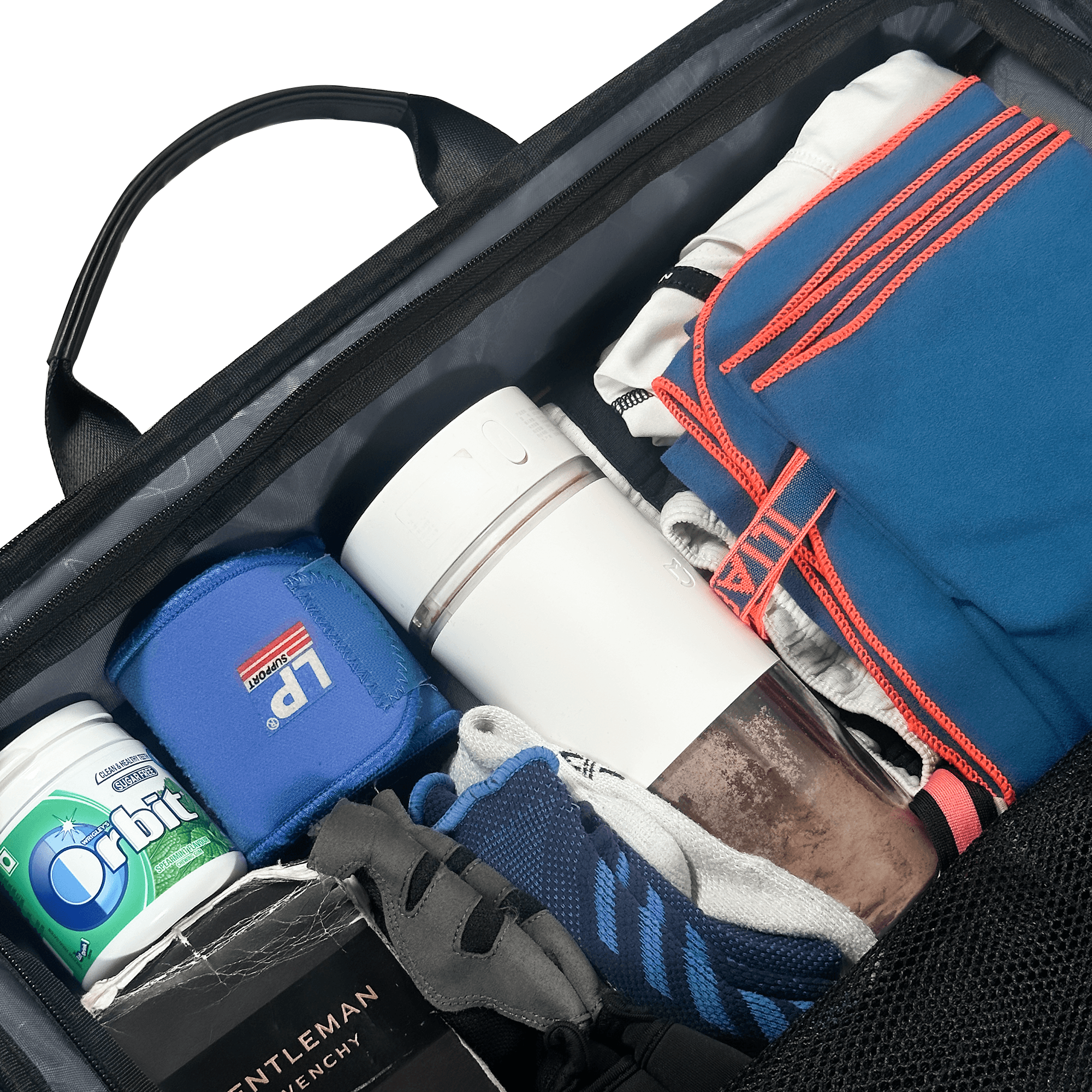 Omnipack Duffle Bag 35 Litres| Gym and Travel Bag with Detachable Strap | Weekender Travel Bag with Built-In Laptop and Tablet Compartment | Cabin Bag with Trolley Sleeve (Osaka Blue) - OKAMI
