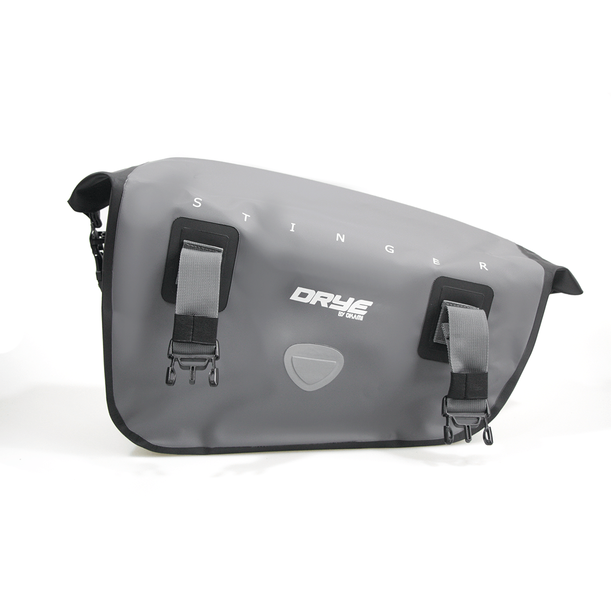 DRYE Stinger Waterproof Motorcycle Saddle Bag 40 Litres (Grey) - OKAMI