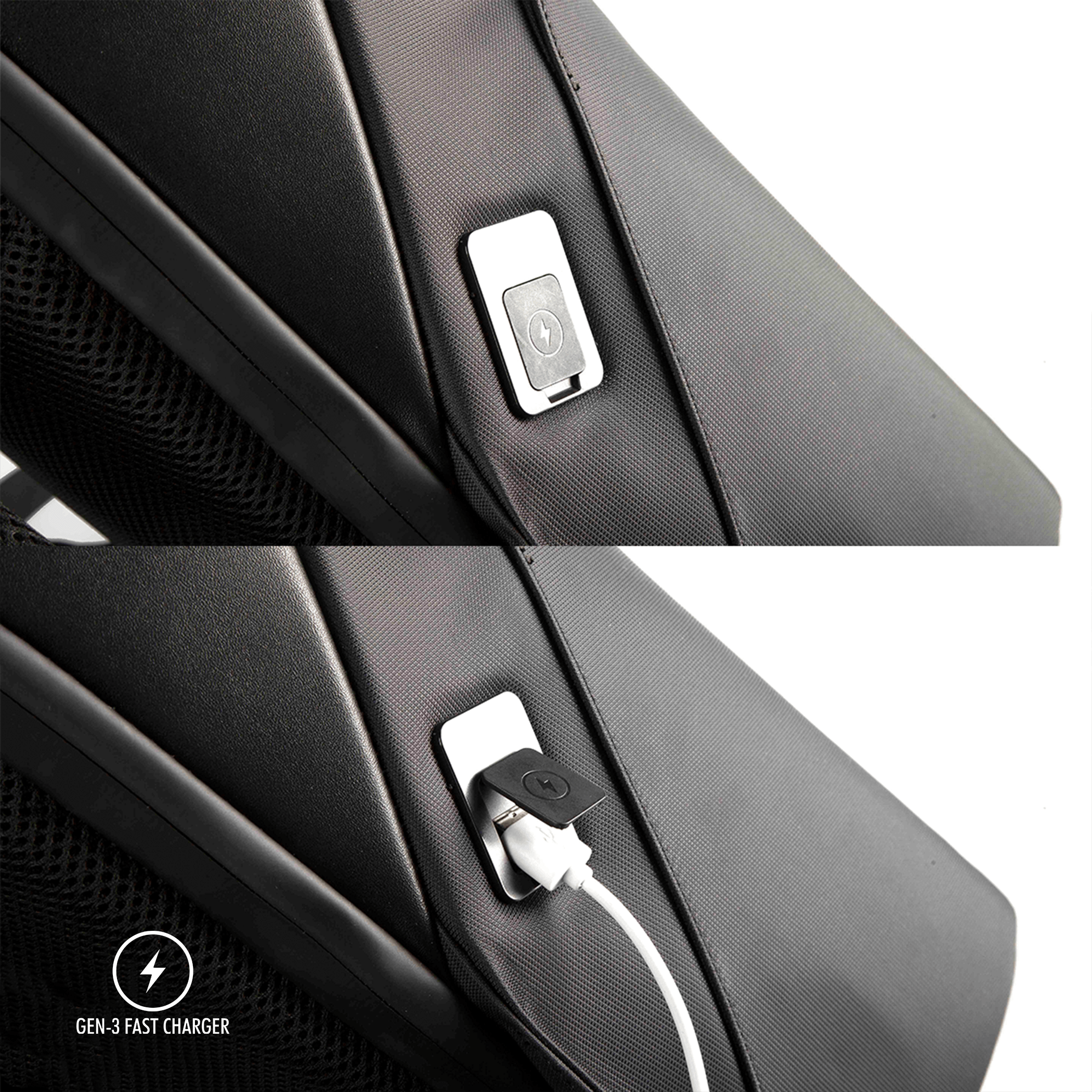 GoPack LUXE Anti-Theft Laptop Backpack with USB Fast-Charging for Laptops up to 15.6 inches - OKAMI