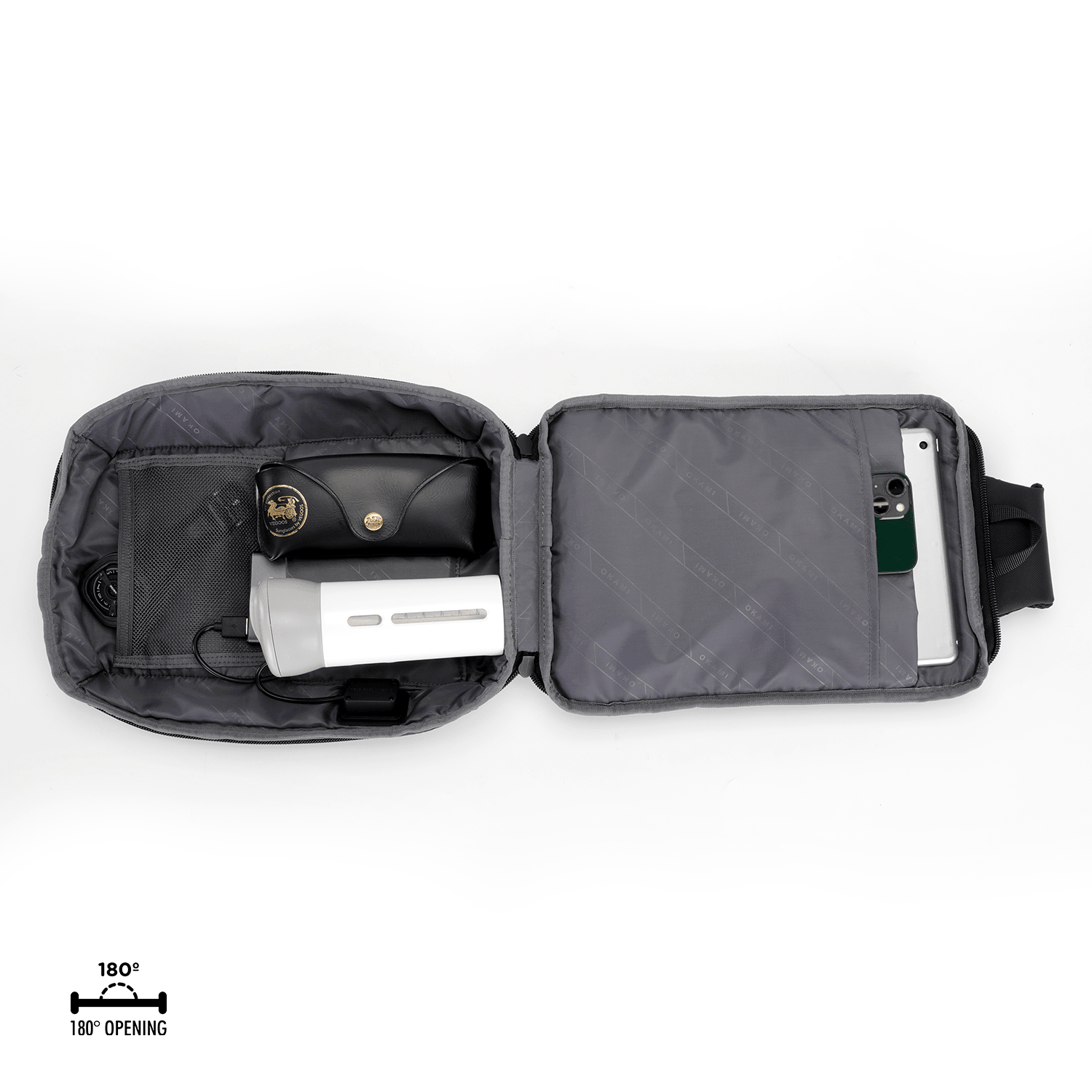 GoPack MINI Tech Sling with USB Fast-Charging | RFID Safe Organiser - OKAMI