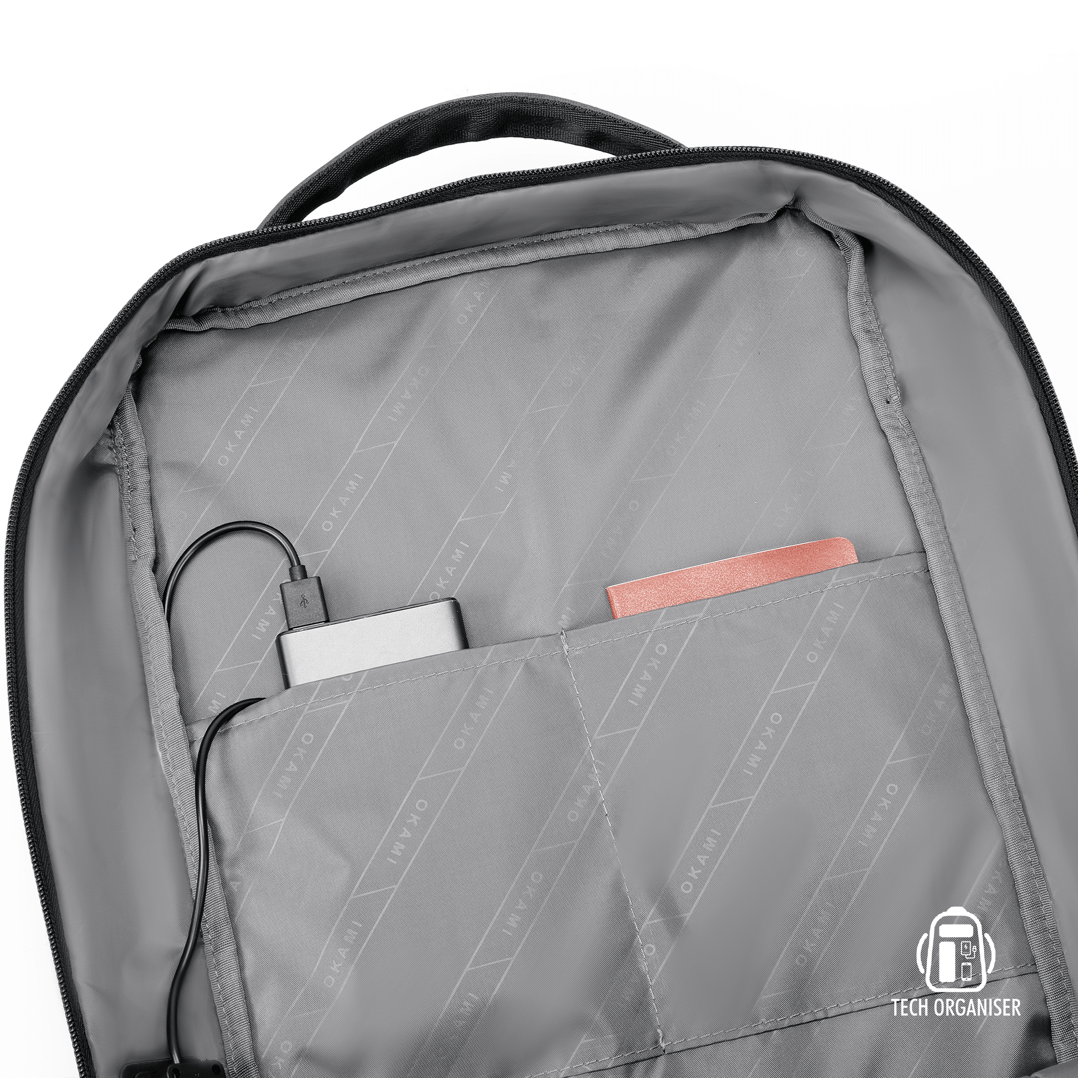 GoPack 'City' USB Laptop Backpack with USB Fast-Charging - OKAMI