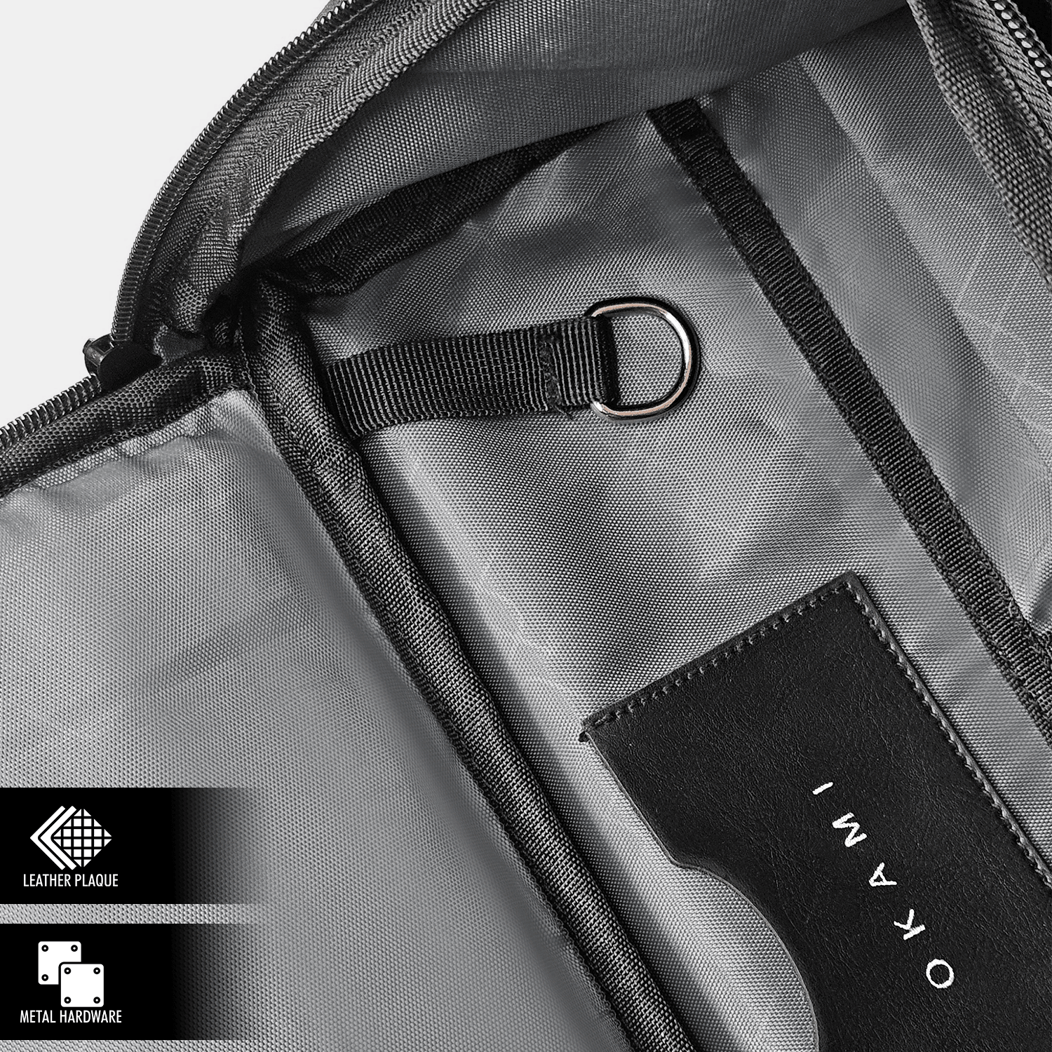Nomad Classic Laptop Backpack for Laptops upto 15.6 inches with Smart Organizer (Black) - OKAMI