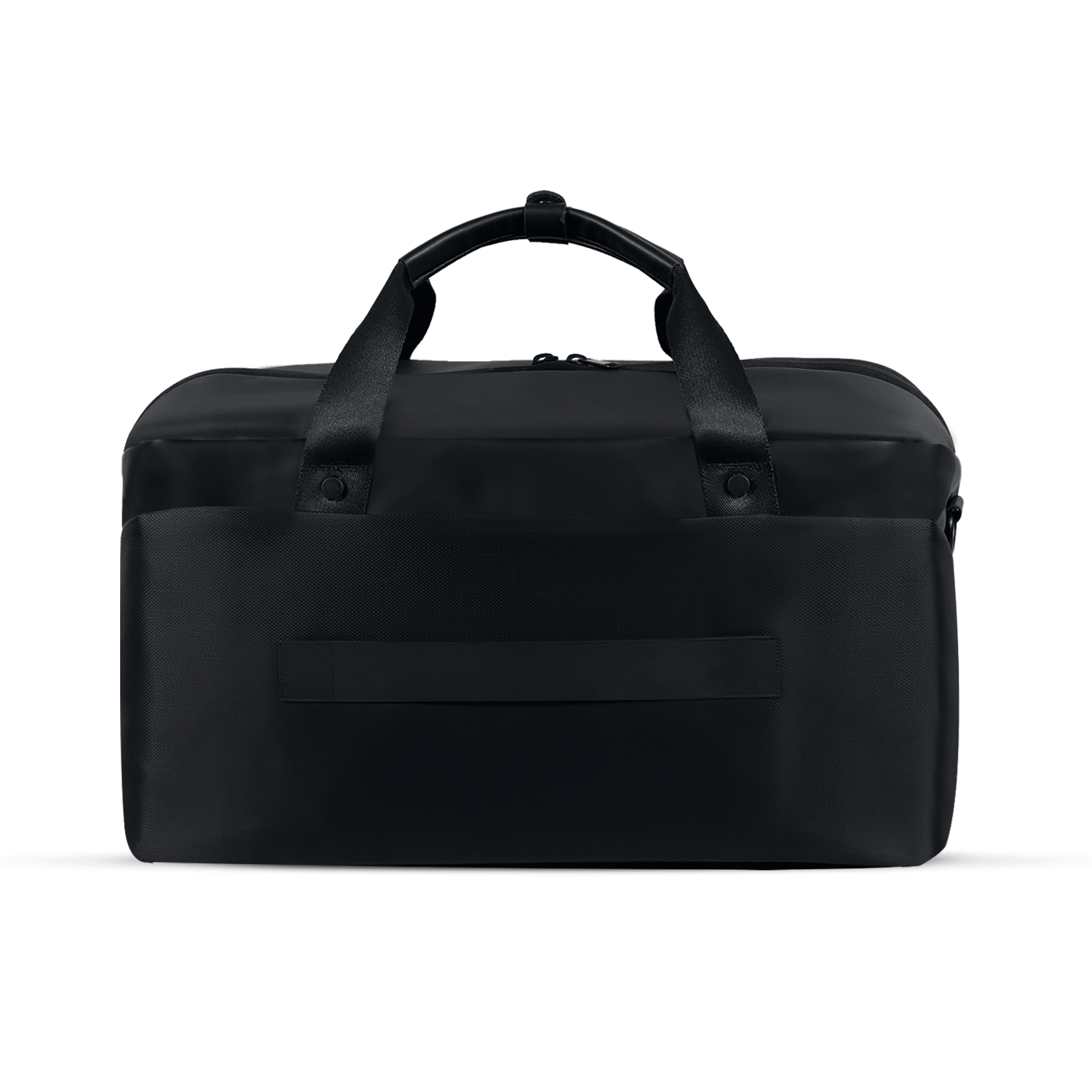 Omnipack Duffle Bag 35 Litres| Gym and Travel Bag with Detachable Strap | Weekender Travel Bag with Built-In Laptop and Tablet Compartment | Cabin Bag with Trolley Sleeve (Obsidian Black) - OKAMI