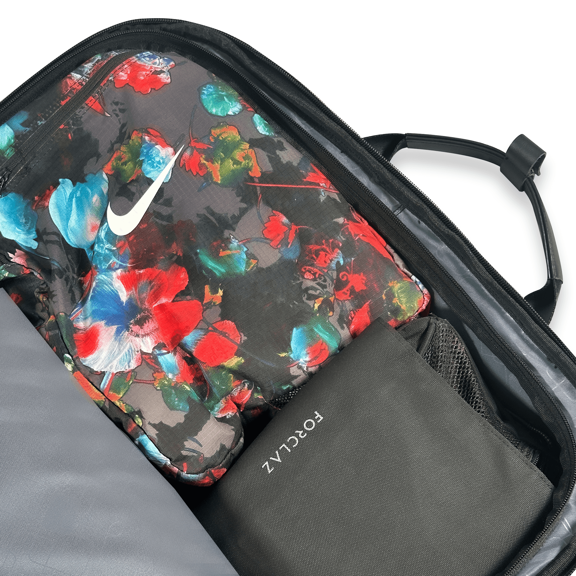 Omnipack Duffle Bag 35 litres | Gym and Travel Bag with Detachable Strap | Weekender Travel Bag with Built-in Laptop and Tablet Compartment | Cabin Bag with Trolley Sleeve (Osaka Blue) - OKAMI