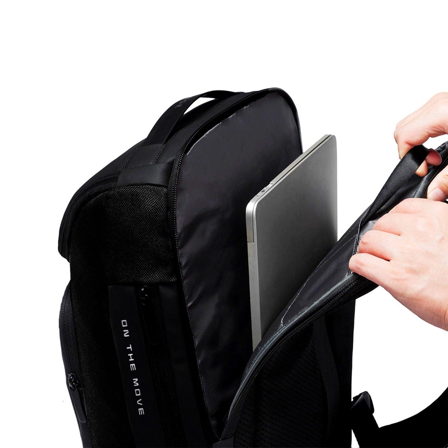 Nomad Classic Laptop Backpack for Laptops upto 15.6 inches with Smart Organizer (Black) - OKAMI