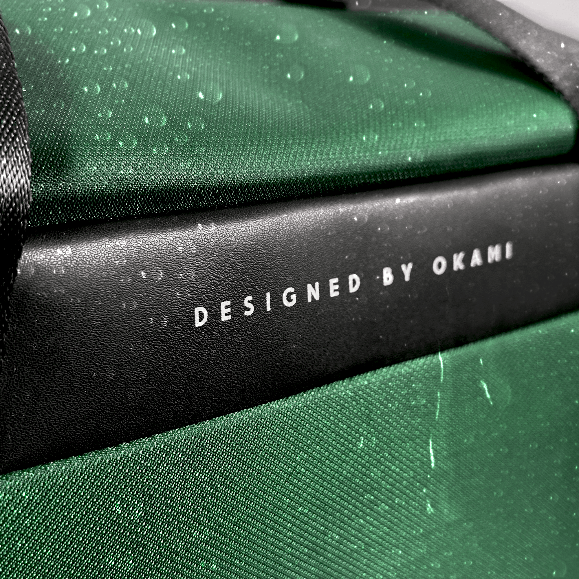 Omnipack Duffle Bag 35 litres | Gym and Travel Bag with Detachable Strap | Weekender Travel Bag with Built-in Laptop and Tablet Compartment | Cabin Bag with Trolley Sleeve (Kobe Green) - OKAMI